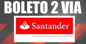 2º via do boleto Santander